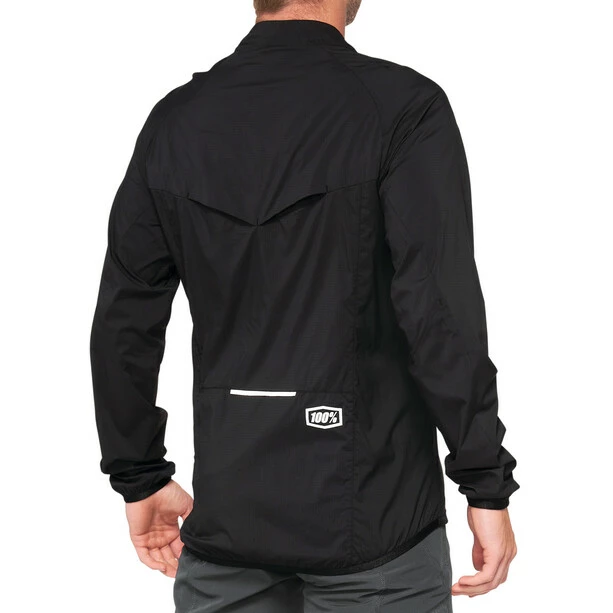 100% Corridor Stretch Windbreaker Herren Schwarz 2 100% Corridor Stretch Windbreaker Herren Schwarz – Bild 2