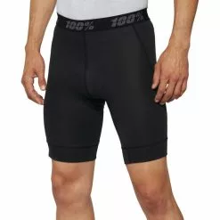 100% Ridecamp Shorts Mit Innenhose Herren Schwarz -Günstiges Fahrradjacken Geschäft 100 ridecamp shorts with liner men black 3