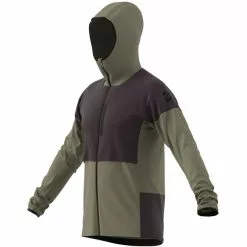 Adidas Five Ten 5.10 Flooce Jacke Herren Oliv/lila