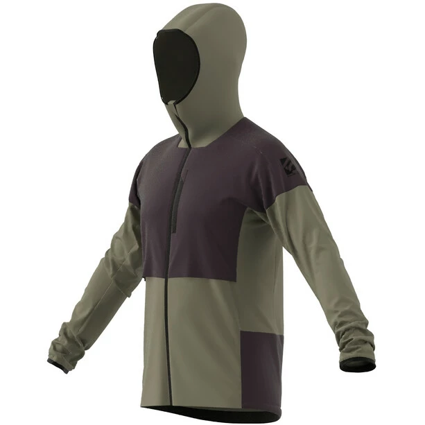 Adidas Five Ten 5.10 Flooce Jacke Herren Oliv/lila 1 Adidas Five Ten 5.10 Flooce Jacke Herren Oliv/lila