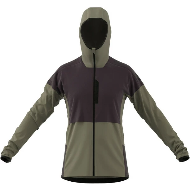 Adidas Five Ten 5.10 Flooce Jacke Herren Oliv/lila 2 Adidas Five Ten 5.10 Flooce Jacke Herren Oliv/lila – Bild 2