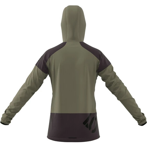 Adidas Five Ten 5.10 Flooce Jacke Herren Oliv/lila 3 Adidas Five Ten 5.10 Flooce Jacke Herren Oliv/lila – Bild 3