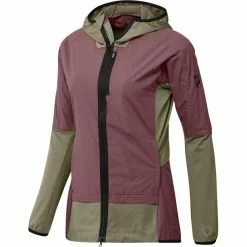 Adidas Five Ten 5.10 Flooce Jacke Damen Oliv/rot