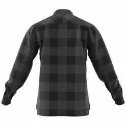 Adidas Five Ten 5.10 Langarm Flanell Hemd Herren Grau -Günstiges Fahrradjacken Geschäft adidas five ten 510 ls flannel shirt grey six black 3