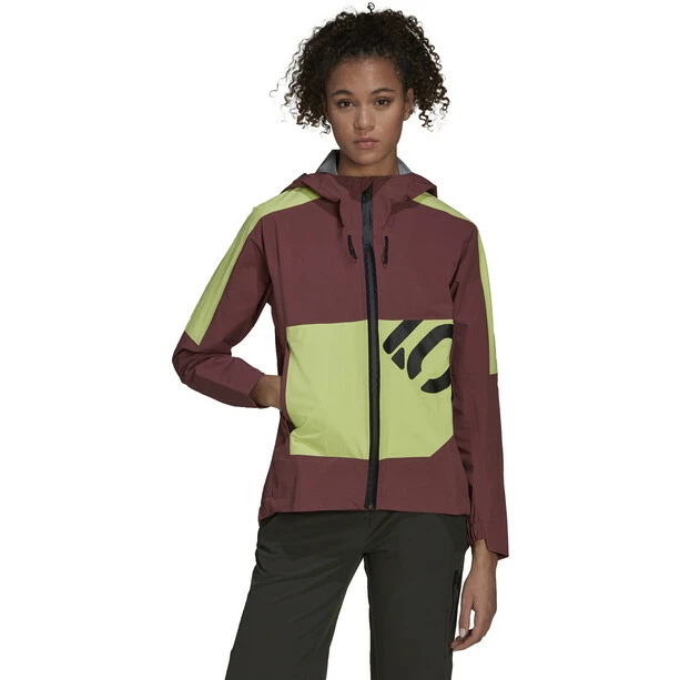 Adidas Five Ten 5.10 Regenjacke Damen Schwarz 2 Adidas Five Ten 5.10 Regenjacke Damen Schwarz – Bild 2