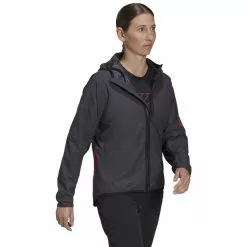 Adidas Five Ten Winddichte Jacke Damen Schwarz -Günstiges Fahrradjacken Geschäft adidas five ten wind jacket women black 5