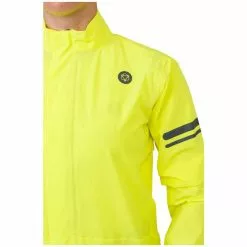 AGU Essential Prime II Regenjacke Damen Gelb -Günstiges Fahrradjacken Geschäft agu essential prime ii rain jacket women hi vis yellow 4