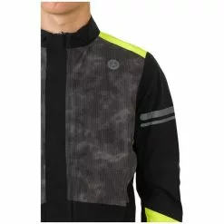 AGU Essential Prime II Regenjacke Herren Gelb/grau -Günstiges Fahrradjacken Geschäft agu essential prime reflection ii rain jacket men hi vis grey 5