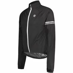AGU Essential Regenjacke Herren Schwarz -Günstiges Fahrradjacken Geschäft agu essential rain jacket men black 3