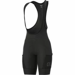 Alé Cycling Alé Cycling Off-Road Gravel Stones Cargo Trägershorts Damen Schwarz