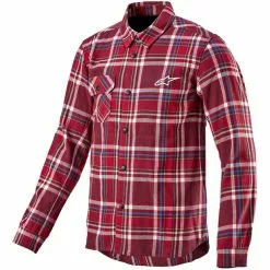 Alpinestars Whistler Wind Block Plaid Shirt Herren Rot