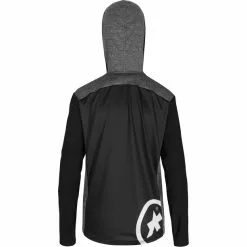 ASSOS Trail Frühling/Herbst Kapuzenjacke Damen Grau/schwarz -Günstiges Fahrradjacken Geschäft assos trail fruehling herbst kapuzenjacke damen black series 3