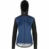ASSOS Trail Frühling/Herbst Kapuzenjacke Damen Blau