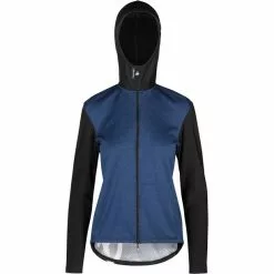 ASSOS Trail Frühling/Herbst Kapuzenjacke Damen Blau