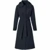 Basil Mosse Regen Trenchcoat Damen Blau
