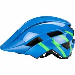 Bell Sidetrack II Helm Jugend Blau -Günstiges Fahrradjacken Geschäft bell sidetrack ii helm jugend strike gloss blue green 3
