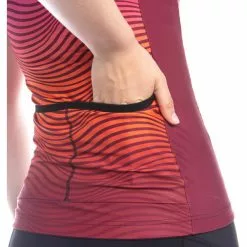 Bioracer Vesper Tan Top Damen Rot/orange -Günstiges Fahrradjacken Geschäft bioracer vesper tan top women new wave bordeaux orange 5