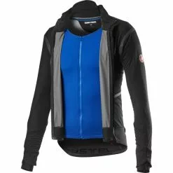 Castelli Alpha RoS 2 Jacke Herren Schwarz -Günstiges Fahrradjacken Geschäft castelli alpha ros 2 jacket men light black 3