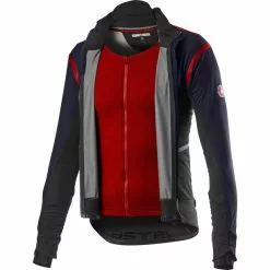 Castelli Alpha RoS 2 Jacke Herren Blau -Günstiges Fahrradjacken Geschäft castelli alpha ros 2 jacket men savile blue 3