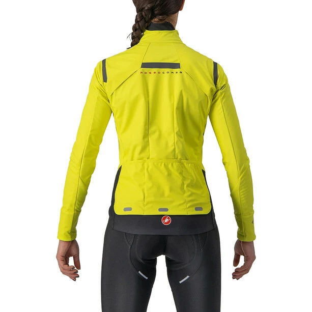 Castelli Alpha RoS 2 Jacke Damen Gelb 2 Castelli Alpha RoS 2 Jacke Damen Gelb – Bild 2