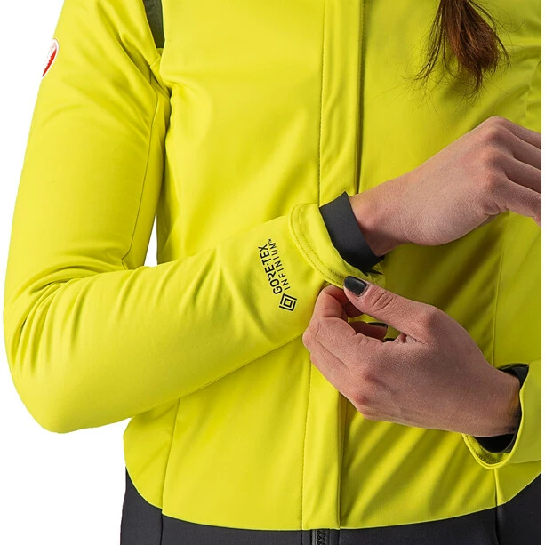 Castelli Alpha RoS 2 Jacke Damen Gelb 5 Castelli Alpha RoS 2 Jacke Damen Gelb – Bild 5