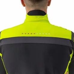 Castelli Alpha RoS 2 Leichte Jacke Herren Gelb -Günstiges Fahrradjacken Geschäft castelli alpha ros 2 light jacket men electric lime dark gray black 4