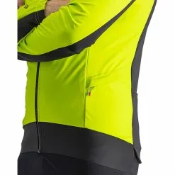 Castelli Alpha RoS 2 Leichte Jacke Herren Gelb -Günstiges Fahrradjacken Geschäft castelli alpha ros 2 light jacket men electric lime dark gray black 6
