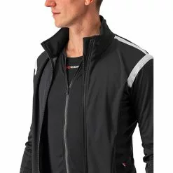 Castelli Alpha RoS 2 Leichte Jacke Herren Schwarz -Günstiges Fahrradjacken Geschäft castelli alpha ros 2 light jacket men light black white black 5