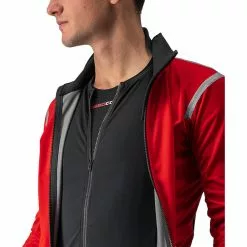 Castelli Alpha RoS 2 Leichte Jacke Herren Rot 10 Castelli Alpha RoS 2 Leichte Jacke Herren Rot -Günstiges Fahrradjacken Geschäft castelli alpha ros 2 light jacket men red silver reflex black 5