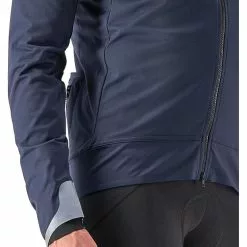 Castelli Alpha Ultimate Jacke Herren Blau -Günstiges Fahrradjacken Geschäft castelli alpha ultimate jacket men savile blue silver reflex steel 5