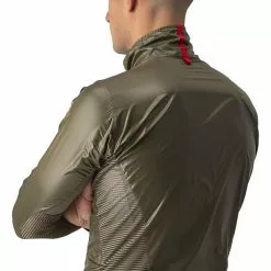 Castelli Aria Shell Jacke Herren Braun -Günstiges Fahrradjacken Geschäft castelli aria shell jacket men moss brown 4