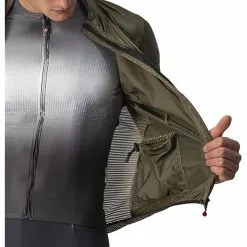 Castelli Aria Shell Jacke Herren Braun -Günstiges Fahrradjacken Geschäft castelli aria shell jacket men moss brown 5