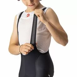 Castelli Competizione Trägershorts Kinder Schwarz -Günstiges Fahrradjacken Geschäft castelli competizione shorts kids black white 4