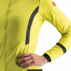 Castelli Dinamica 2 Jacke Damen Gelb -Günstiges Fahrradjacken Geschäft castelli dinamica 2 jacket women brilliant yellow dark gray ref 5