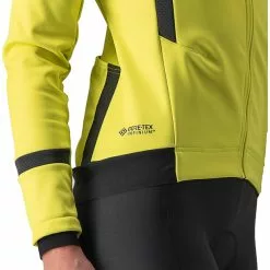 Castelli Dinamica 2 Jacke Damen Gelb -Günstiges Fahrradjacken Geschäft castelli dinamica 2 jacket women brilliant yellow dark gray ref 6