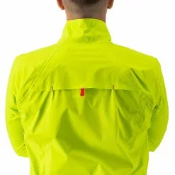 Castelli Emergency 2 Regenjacke Herren Gelb -Günstiges Fahrradjacken Geschäft castelli emergency 2 rain jacket men electric lime 4