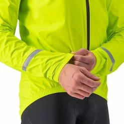 Castelli Emergency 2 Regenjacke Herren Gelb -Günstiges Fahrradjacken Geschäft castelli emergency 2 rain jacket men electric lime 6