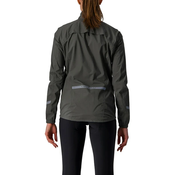 Castelli Emergency 2 Regenjacke Damen Grau 2 Castelli Emergency 2 Regenjacke Damen Grau – Bild 2