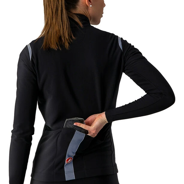 Castelli Emergency 2 Regenjacke Damen Grau 5 Castelli Emergency 2 Regenjacke Damen Grau – Bild 5