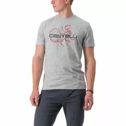 Castelli Finale Tee Herren Grau