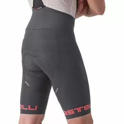 Castelli Free Aero RC Classic Trägershorts Herren Grau -Günstiges Fahrradjacken Geschäft castelli free aero rc classic bib shorts men dark gray hibiscus 6
