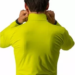 Castelli Go Jacke Herren Gelb -Günstiges Fahrradjacken Geschäft castelli go jacket men chartreuse dark grey 3