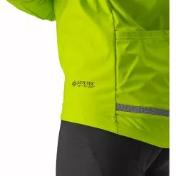Castelli Go Jacke Herren Gelb -Günstiges Fahrradjacken Geschäft castelli go jacket men electric lime black 4