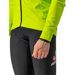 Castelli Go Jacke Herren Gelb -Günstiges Fahrradjacken Geschäft castelli go jacket men electric lime black 5