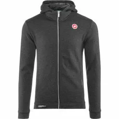 Castelli Milano Full-Zip Fleecejacke Herren Schwarz