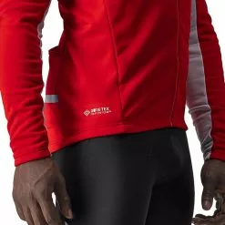 Castelli Mortirolo 6S Jacke Herren Rot -Günstiges Fahrradjacken Geschäft castelli mortirolo 6s jacket men red silver gray silver reflex 6