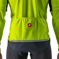 Castelli Perfetto RoS 2 Zip-Off Jacke Herren Gelb -Günstiges Fahrradjacken Geschäft castelli perfetto ros 2 convertible jacket men electric lime dark gray 3