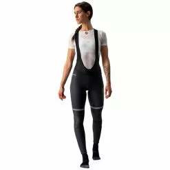 Castelli Polare Trägerhose Damen Schwarz -Günstiges Fahrradjacken Geschäft castelli polare bib tights women black 6