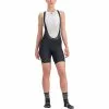 Castelli Prima Trägerhose Kurz Damen Schwarz