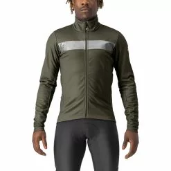 Castelli Raddoppia 3 Jacke Herren Oliv